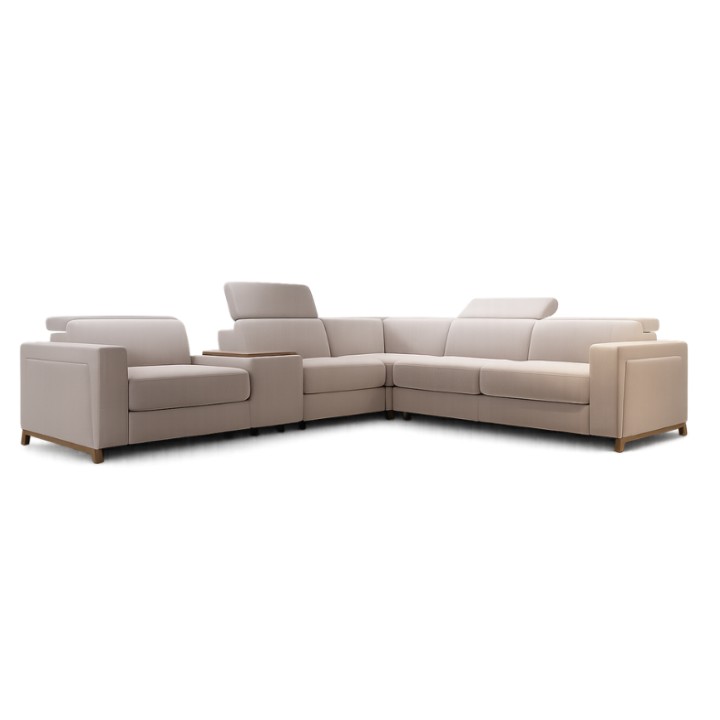 Nesco Bespoke Corner Sofa Bed in Fabric | J&B Furniture