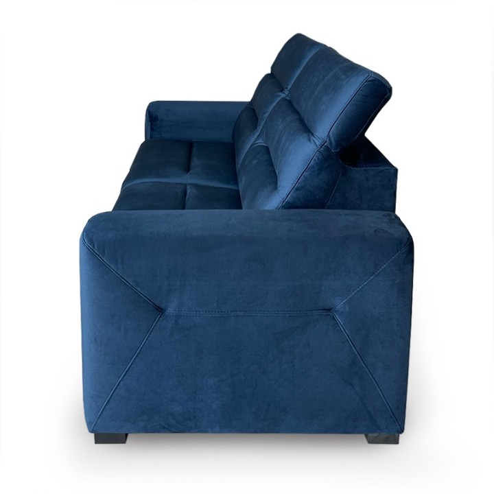 Excellence Bespoke 2 Seater Sofa Drawer Blue | J&B Furniture