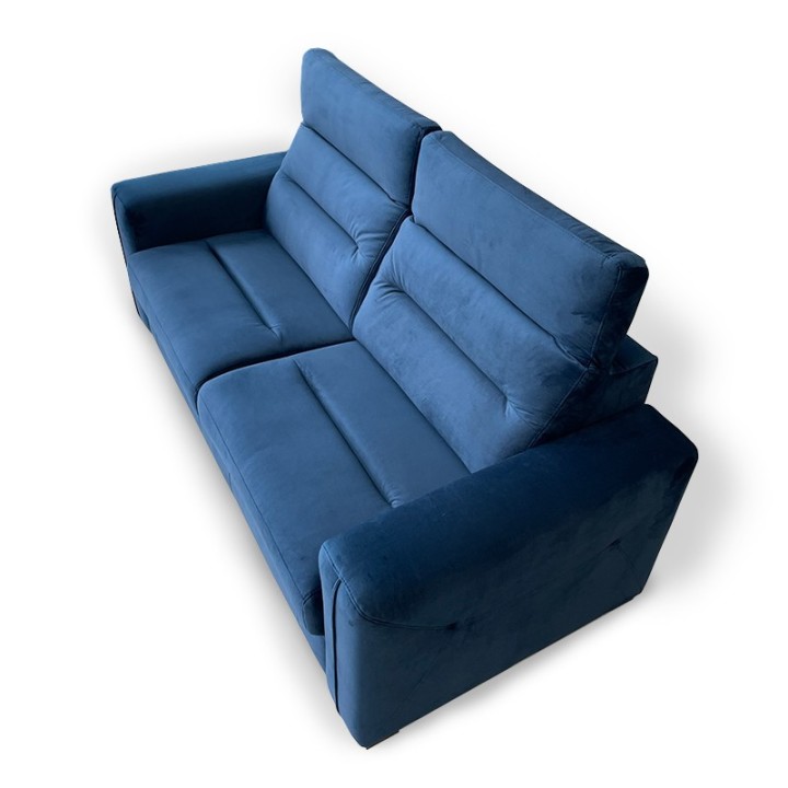 Excellence Bespoke 2 Seater Sofa Drawer Blue | J&B Furniture