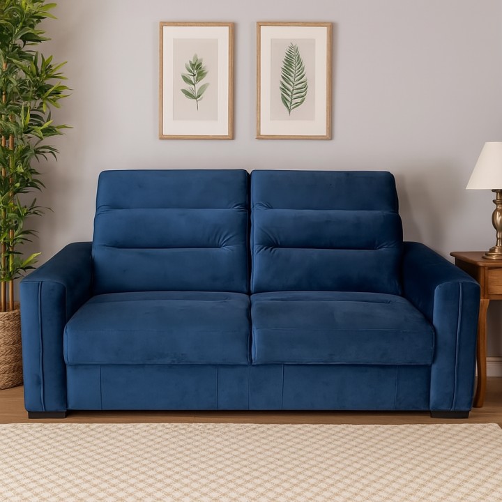 Excellence Bespoke 2 Seater Sofa Drawer Blue | J&B Furniture