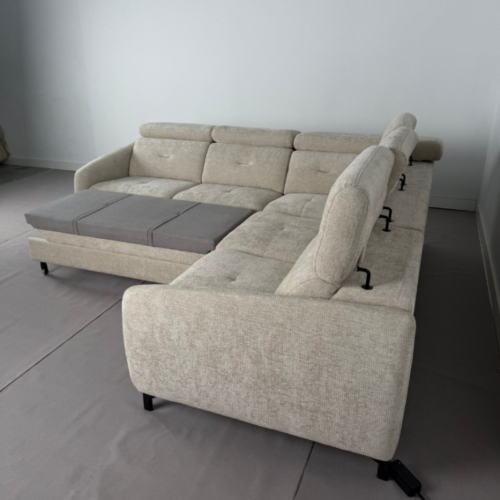 Bespoke Corner Sofa Bed in Ireland in Beige| Alison Sofa