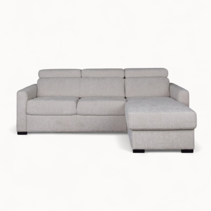 Torino  Corner Sofa Bed With Storage in Beige | J&B Furniture