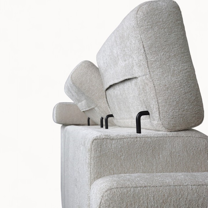 Torino  Corner Sofa Bed With Storage in Beige | J&B Furniture