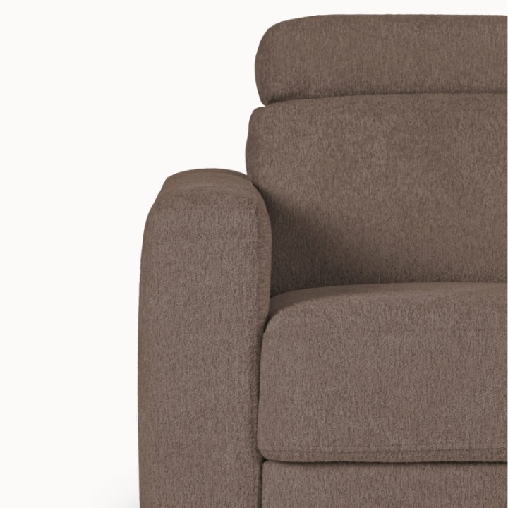 Torino  Corner Sofa Bed With Storage in Brown| J&B Furniture