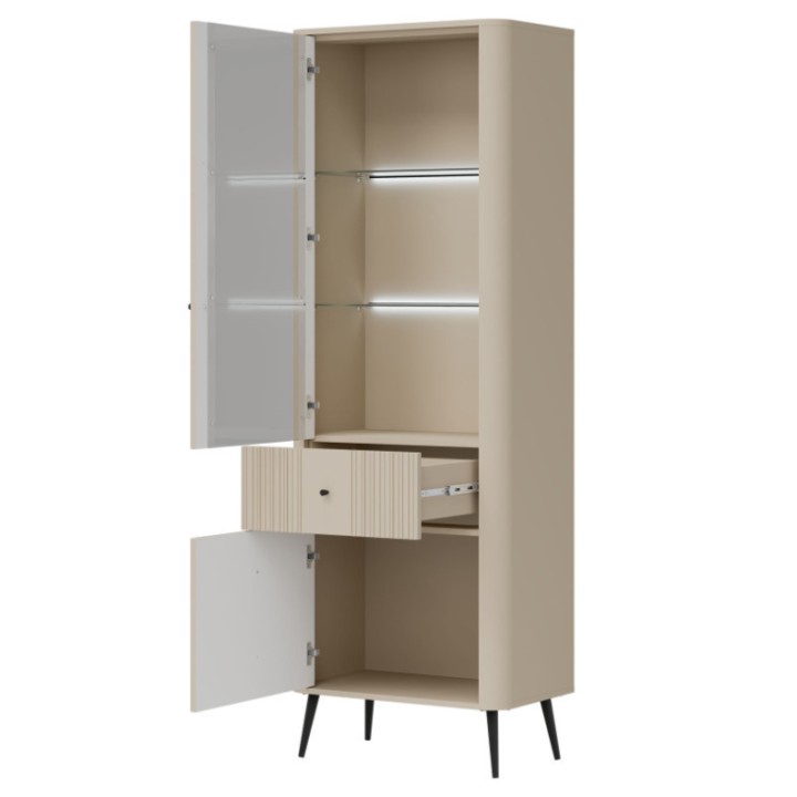 Modern Display Cabinet in Cashmere | Cabinets Ireland