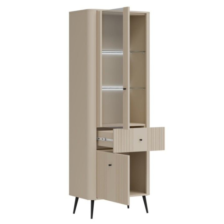 Modern Display Cabinet in Cashmere | Cabinets Ireland