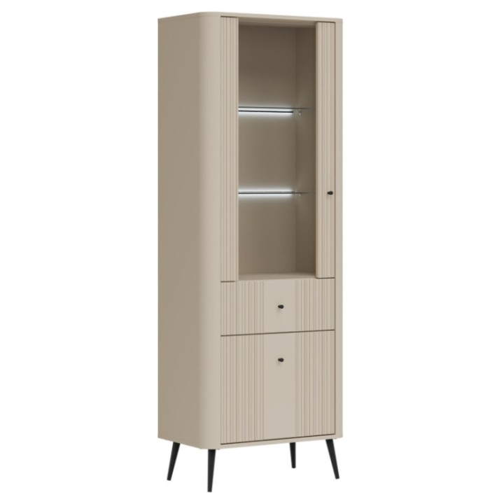 Modern Display Cabinet in Cashmere | Cabinets Ireland