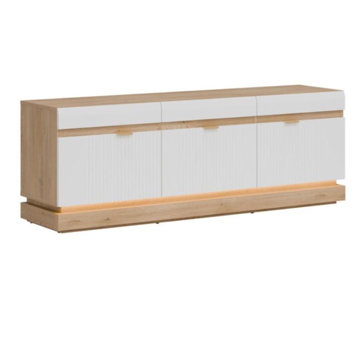 Modern TV Storage Unit Matte white| TV Units Ireland – Milton