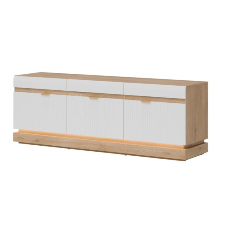 Modern TV Storage Unit Matte white| TV Units Ireland – Milton