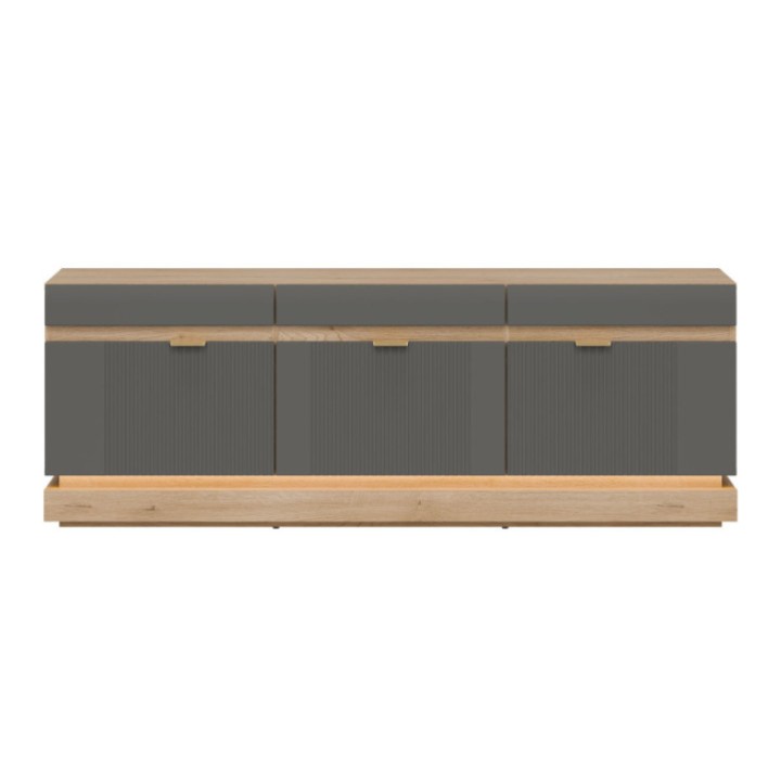 Modern TV Storage Unit Grey | TV Units Ireland – Milton