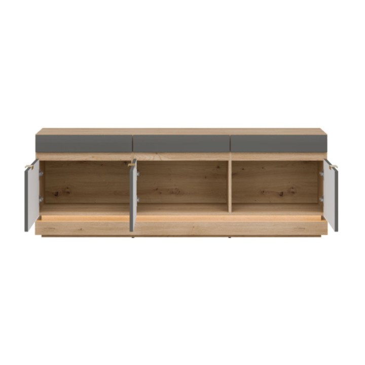 Modern TV Storage Unit Grey | TV Units Ireland – Milton