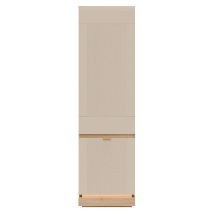 Milton Tall Cabinet in Cashmere Oak - J&B Furniture