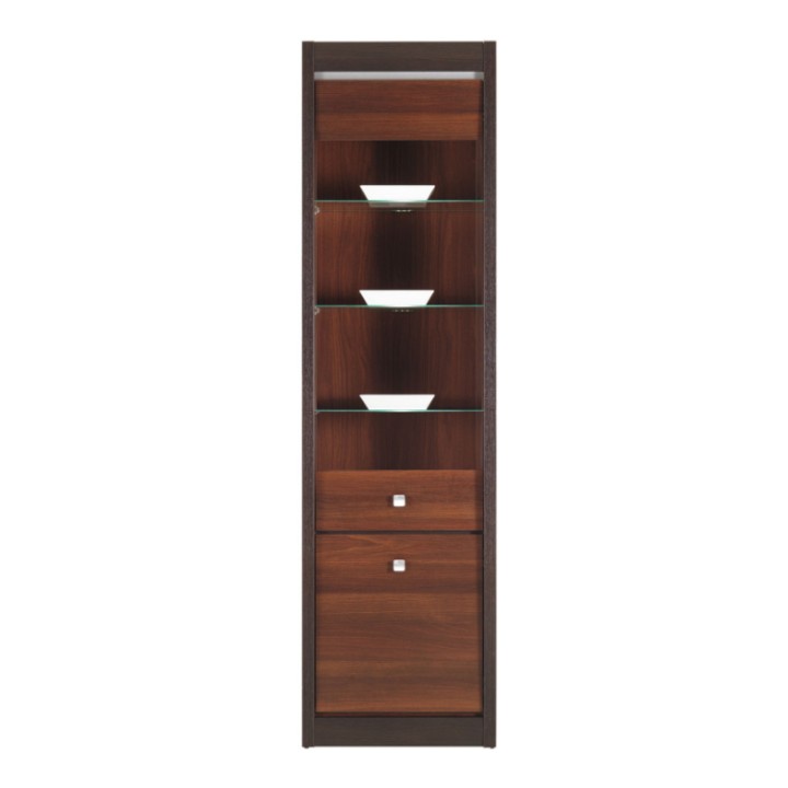 Forrest Display Cabinet in Dark Walnut | J&B Furniture Ireland
