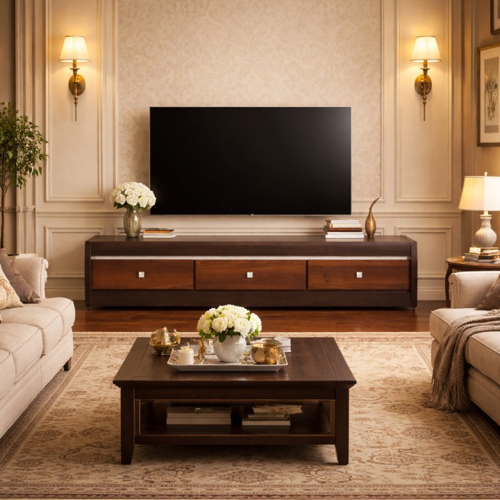Forrest TV Unit in Walnut | TV Units Ireland | J&B Furniture