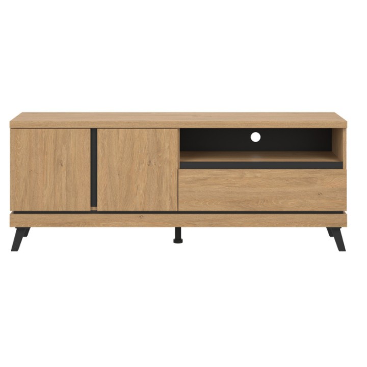 Modern Media Unit with Storage | Oak TV Unit Ireland