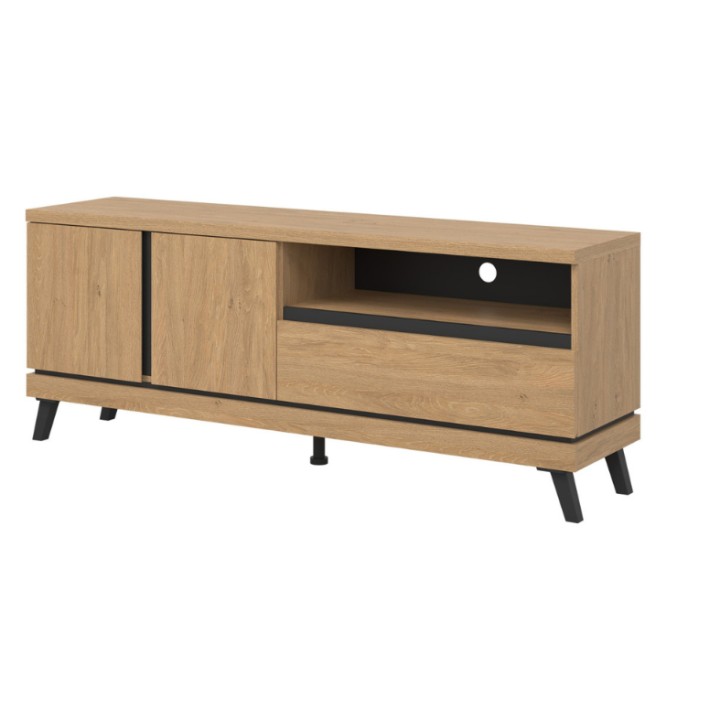 Modern Media Unit with Storage | Oak TV Unit Ireland