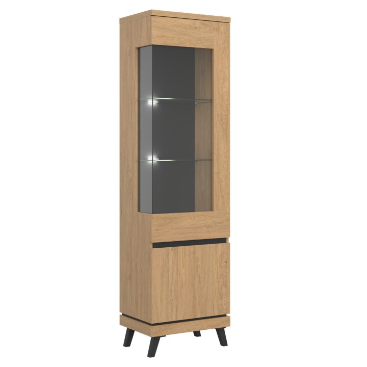 Display Cabinet with Glass Doors Right-hand | Display Unit
