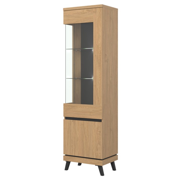 Display Cabinet with Glass Doors Right-hand | Display Unit