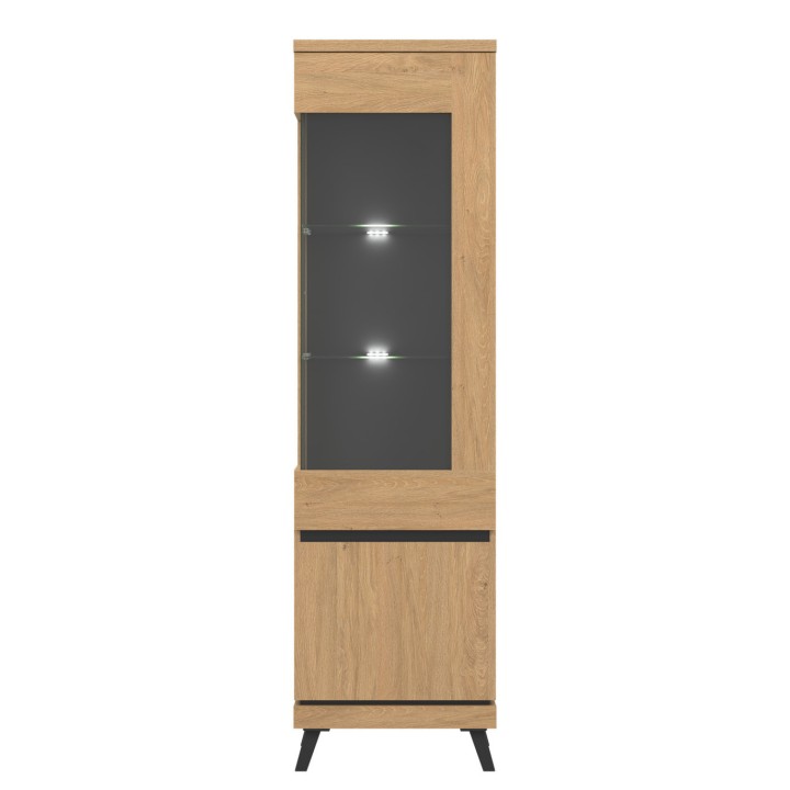 Display Cabinet with Glass Doors Right-hand | Display Unit