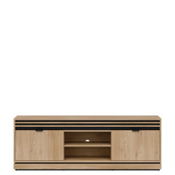 Ferro TV Unit in Oak –...