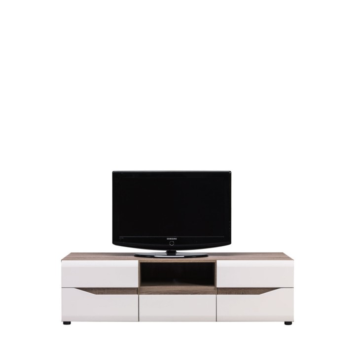 LIONEL Oak TV Unit with Storage | Modern Media Stand Ireland