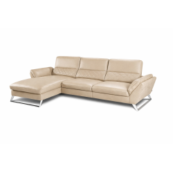 Corner Sofa Bed With Storage in Beige