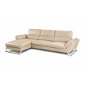 Corner Sofa Bed With Storage in Beige