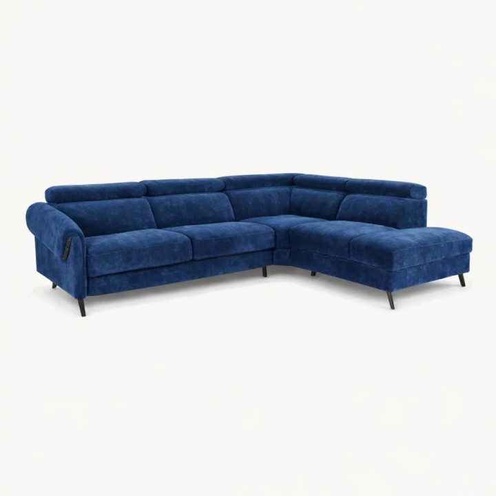 Corner Sofa Bed in Blue| Bespoke Sofas Limerick & Ireland