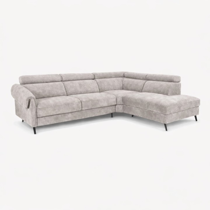 Corner Sofa Bed in Greige| Bespoke Sofas Limerick & Ireland