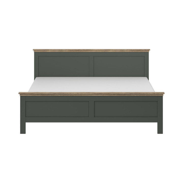 Eva Double Bed 6ft Green & Oak | Beds Limerick | J&B