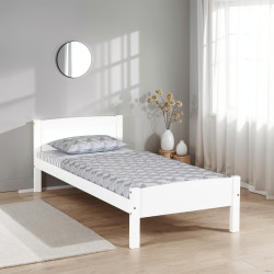 Amber Single Bed 3Ft in White