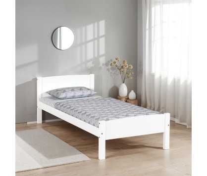 Amber Single Bed 3Ft in White