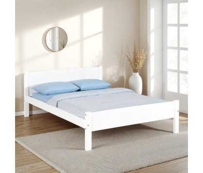 Amber Double Bed 4Ft6 in White