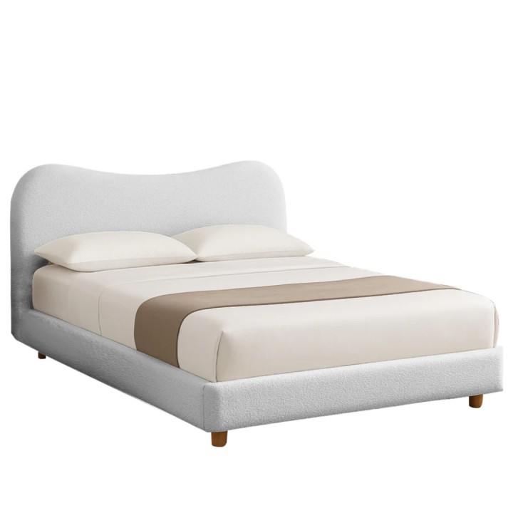 Donegal Double Bed 4Ft6 Grey Fabric | Elegant Bed Frame