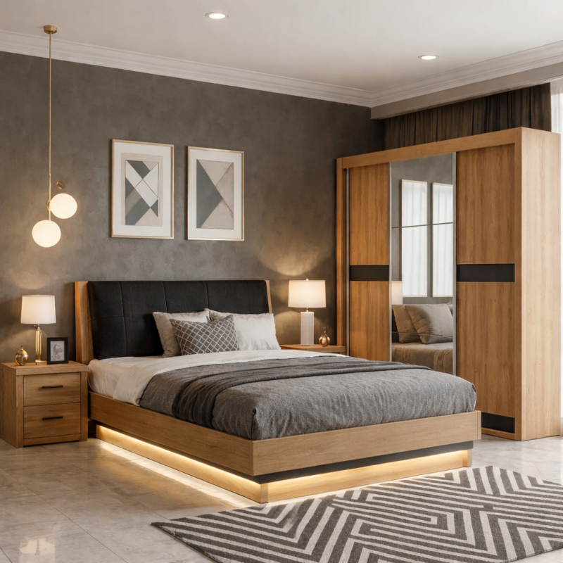 Sliding Wardrobe with Mirror