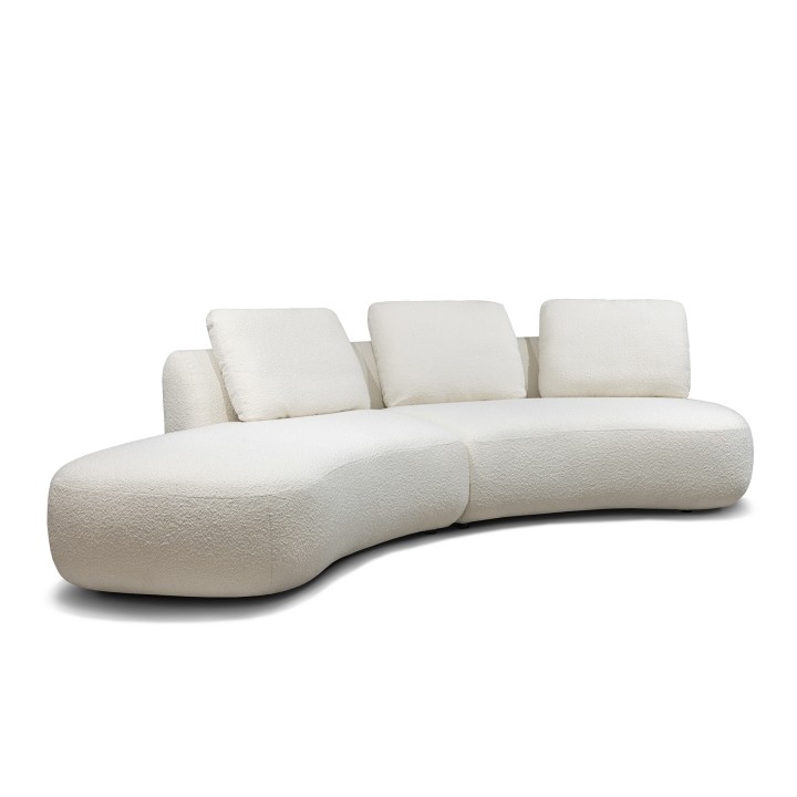 Domani Curved Sofa Elegant Modern Design - J&B Furniture