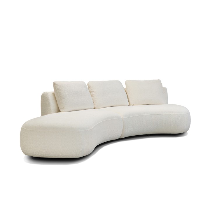 Domani Curved Sofa Elegant Modern Design - J&B Furniture