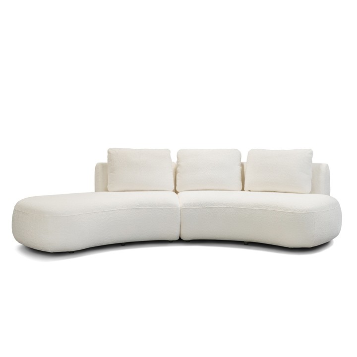 Domani Curved Sofa Elegant Modern Design - J&B Furniture