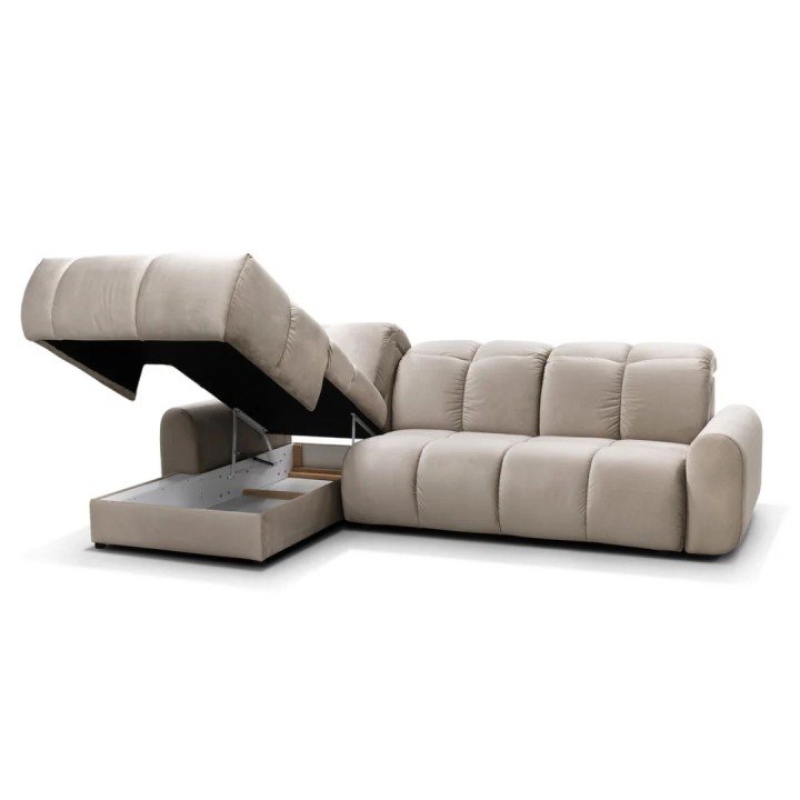 Comfortable Corner Sofa Bed with Storage | Bullet Sofa