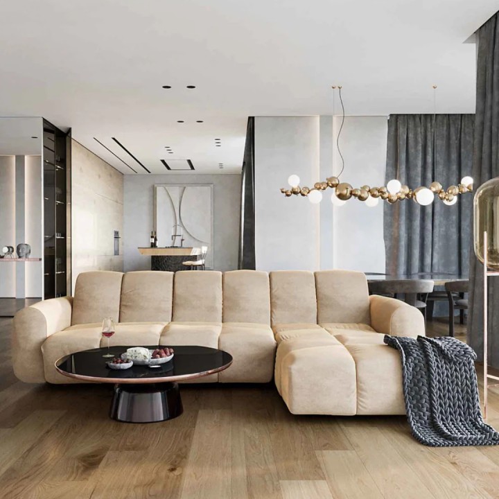 Comfortable Corner Sofa Bed with Storage | Bullet Sofa