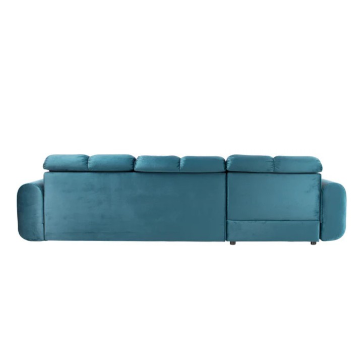 Comfortable Corner Sofa Bed with Storage Emerald|Bullet Sofa