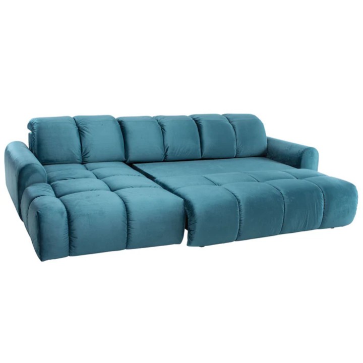 Comfortable Corner Sofa Bed with Storage Emerald|Bullet Sofa