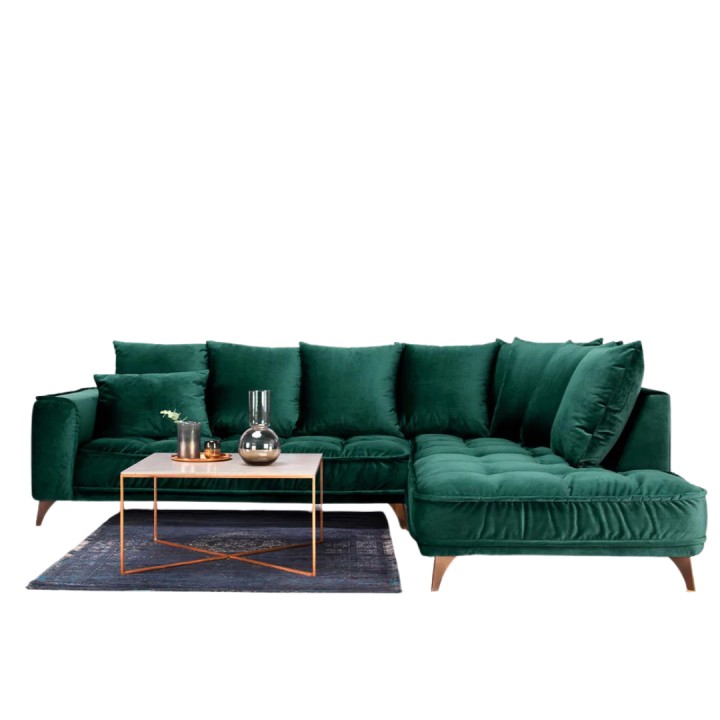 Belavio Emerald Corner Sofa | Modern Designer Sofa Ireland