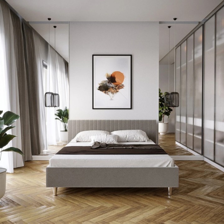 Custom Upholstered Bed Frame 65 | J&B Furniture