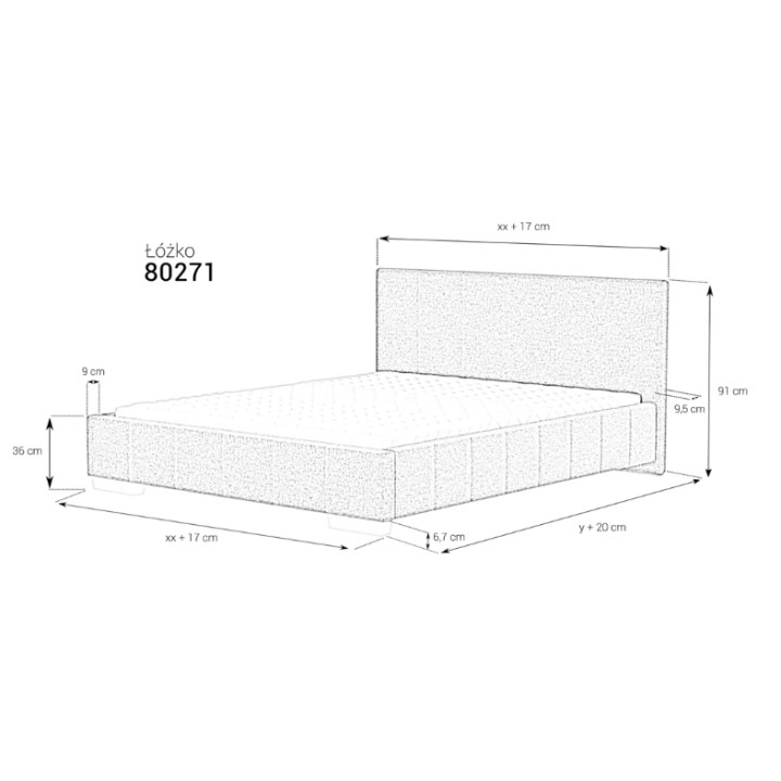5FT Ottoman Bed Frame – Customizable King Size Luxury | J&B