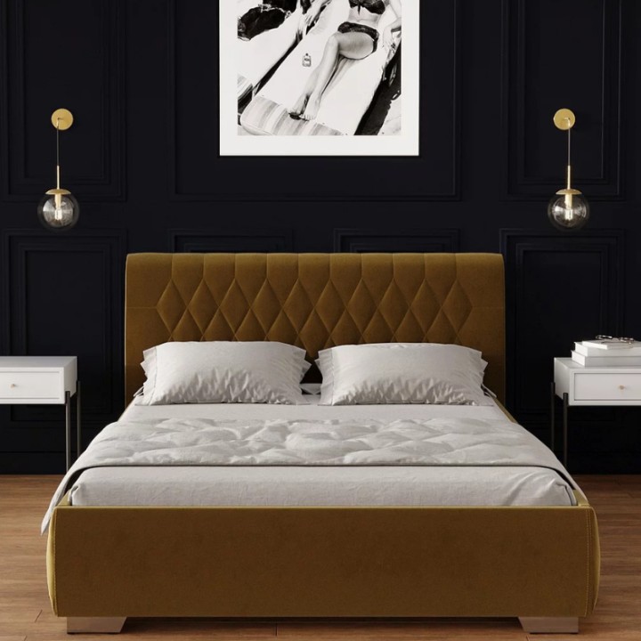 Upholstered Bed Frame 18 – Customizable Color | J&B