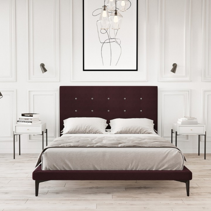 Luxury Upholstered Bed Frame with Storage | J&B