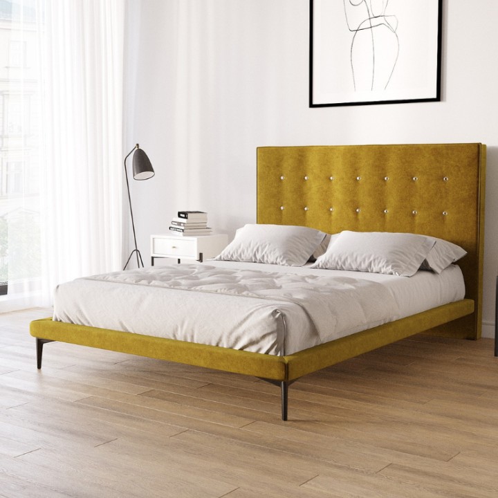 Luxury Upholstered Bed Frame with Storage | J&B