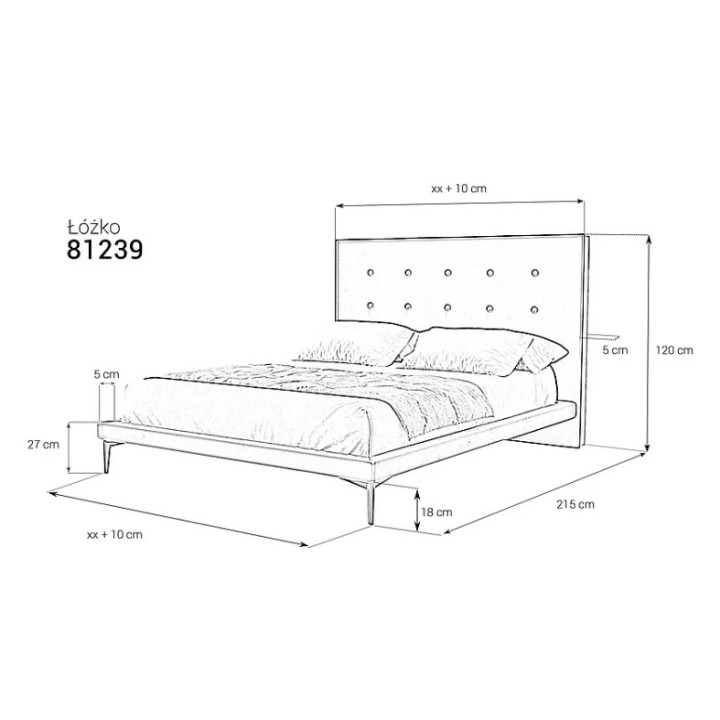 Luxury Upholstered Bed Frame with Storage | J&B