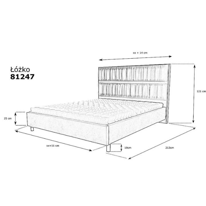 Custom Upholstered Bed Frame 47 | Modern & Stylish